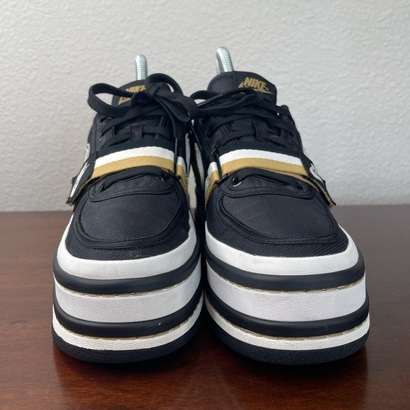 Nike Women’s Vandal 2K Black Metallic Gold 2018 Platform Sneaker Size 6.5 - Picture 6 of 9